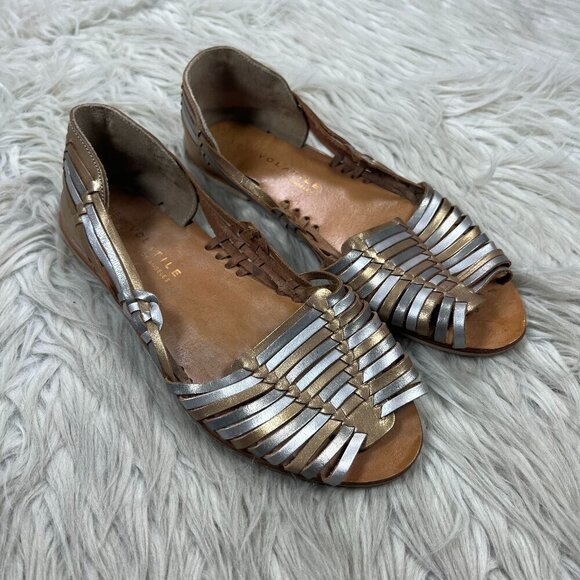 Very Volatile Huarache Sandal Flats - Picture 1 of 7